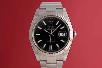 Rolex Datejust 41 - 126334 - Black Dial - Full Set