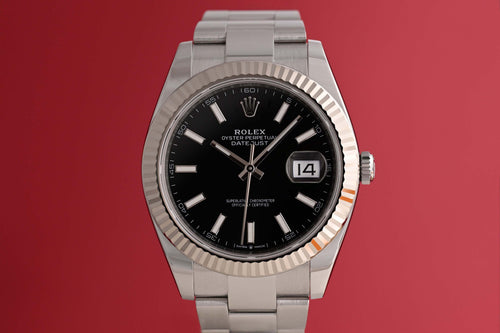 Rolex Datejust 41 - 126334 - Black Dial - Full Set