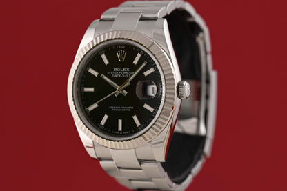 Rolex Datejust 41 - 126334 - Black Dial - Full Set