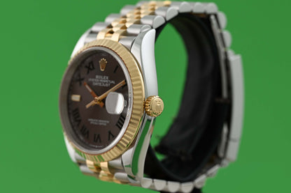 Rolex Datejust 36 - 126233 Wimbledon Dial - Full Set