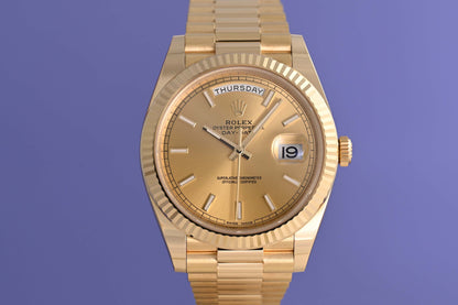 Rolex Day Date 40 Gelbgold 228238 - Full Set - LC100