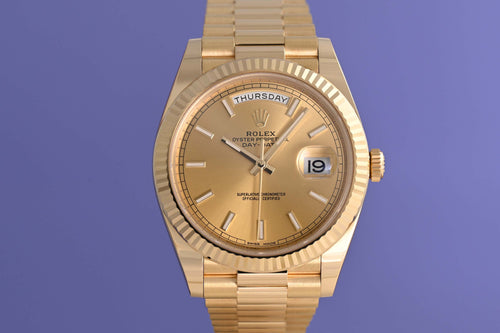 Rolex Day Date 40 Gelbgold 228238 - Full Set - LC100