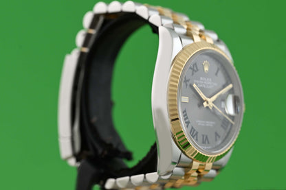 Rolex Datejust 36 - 126233 Wimbledon Dial - Full Set
