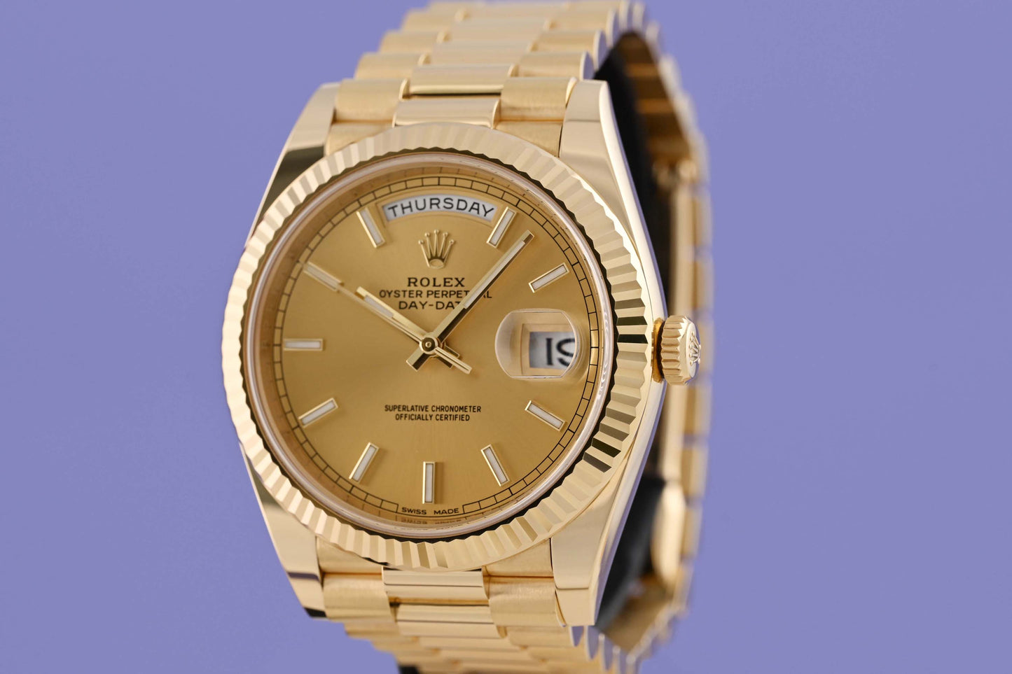 Rolex Day Date 40 Gelbgold 228238 - Full Set - LC100