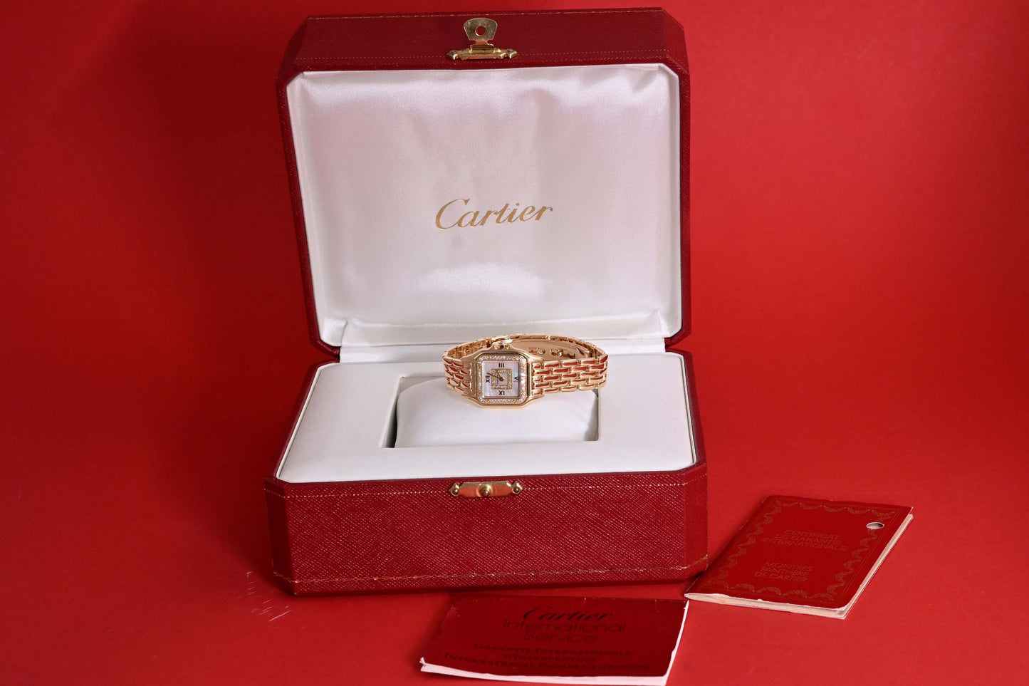 Cartier Panthère Lady Gelbgold - Factory Set Diamonds - Full Set