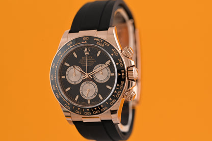 Rolex Daytona Rosegold 126515LN - Full Set - Black Dial