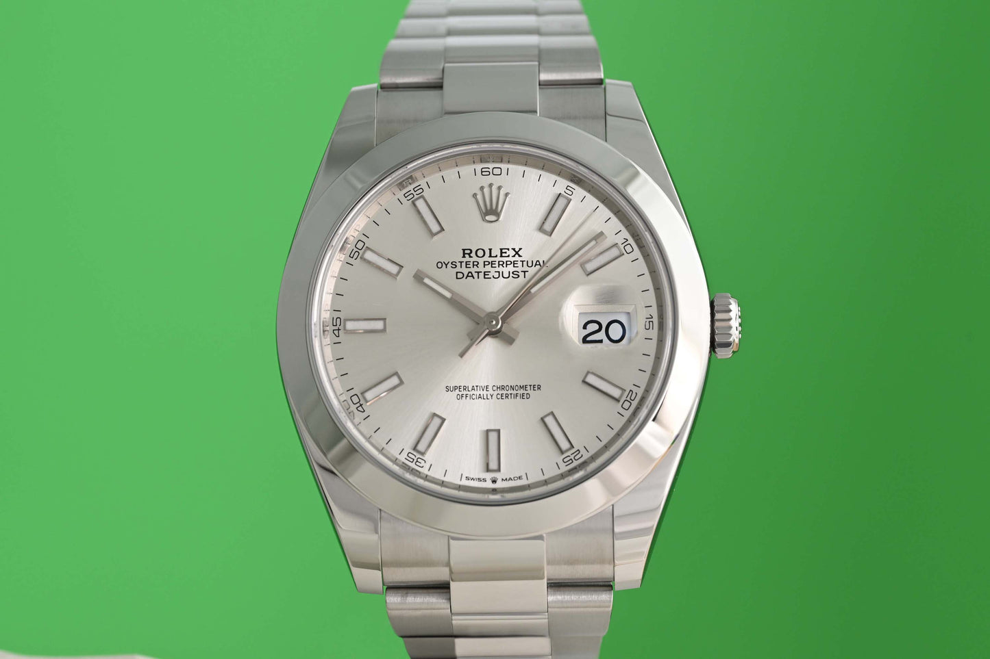 Rolex Datejust 41 - 126300 - Silver Dial - Full Set