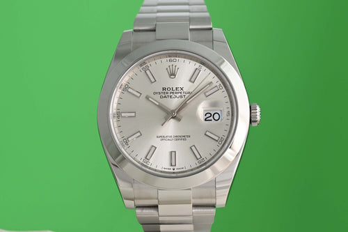 Rolex Datejust 41 - 126300 - Silver Dial - Full Set