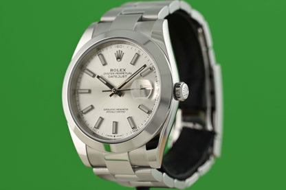 Rolex Datejust 41 - 126300 - Silver Dial - Full Set