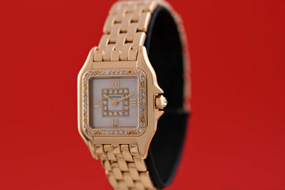 Cartier Panthère Lady Gelbgold - Factory Set Diamonds - Full Set