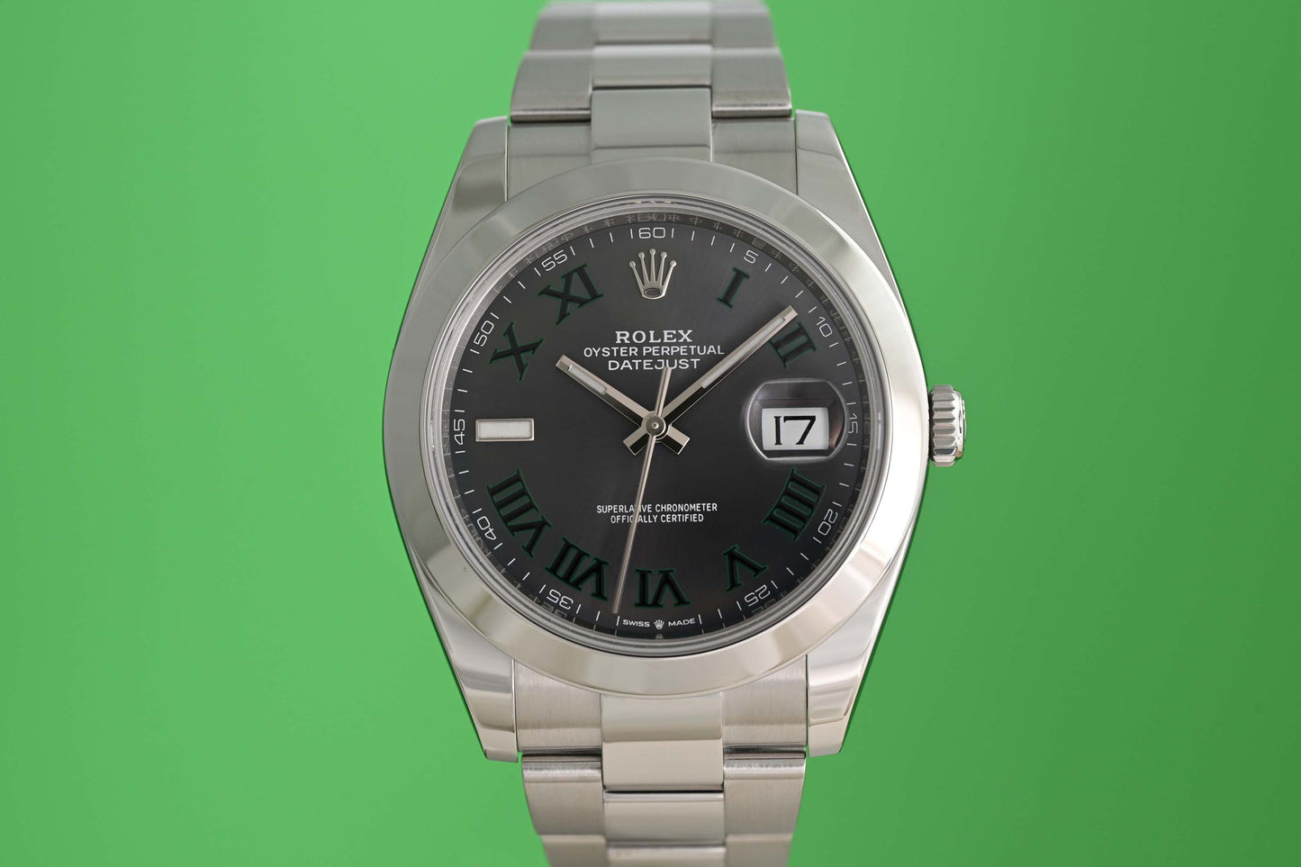 Rolex Datejust 41 - 126300 - Wimbledon Dial - Full Set - 2022