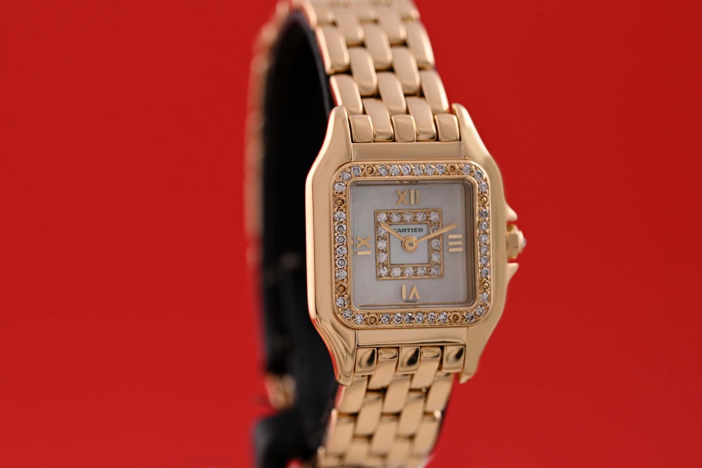Cartier Panthère Lady Gelbgold - Factory Set Diamonds - Full Set