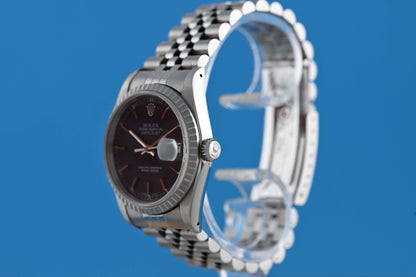 Rolex Oyster Perpetual Datejust 16220 - Blue Dial - Full Set - LC100