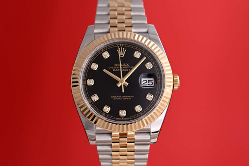 Rolex Datejust 41 - 126333 - Black Dia Dial - Full Set - 2023