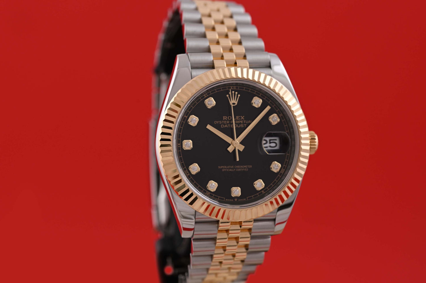 Rolex Datejust 41 - 126333 - Black Dia Dial - Full Set - 2023