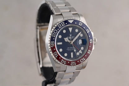 Rolex GMT Master II 126719BLRO - White Gold Pepsi - Full Set - Blue Dial