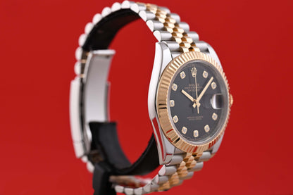 Rolex Datejust 41 - 126333 - Black Dia Dial - Full Set - 2023