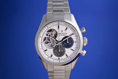 Zenith Chronomaster Open Steel - Silver Dial - Full Set 2025