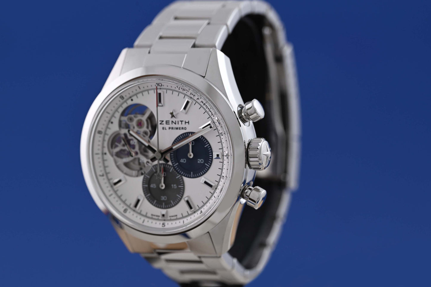 Zenith Chronomaster Open Steel - Silver Dial - Full Set 2025