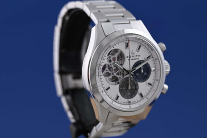 Zenith Chronomaster Open Steel - Silver Dial - Full Set 2025
