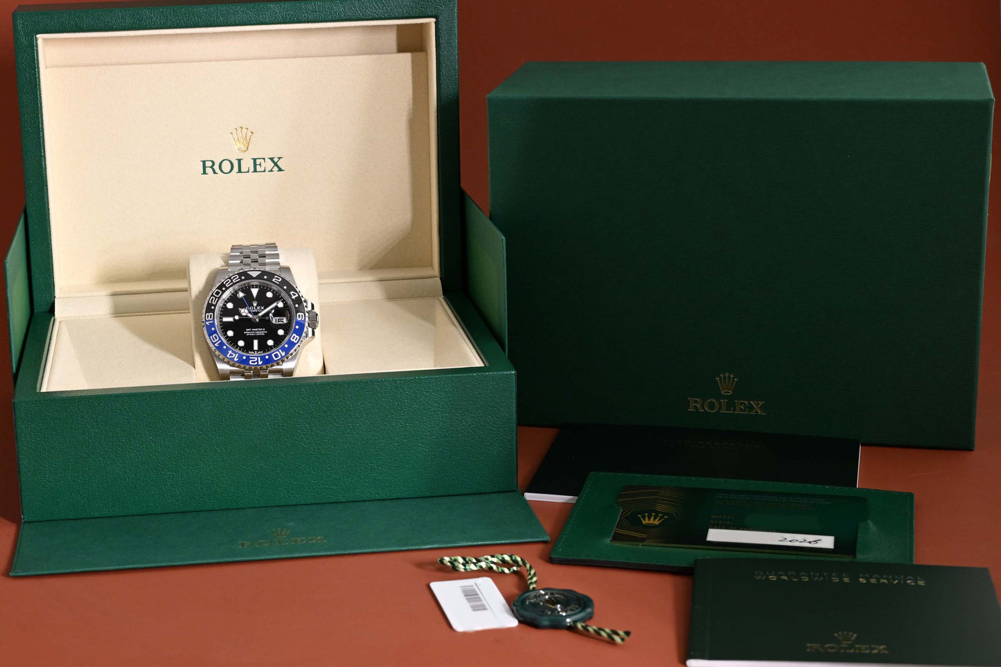 Rolex GMT Master II Batgirl 126710BLNR - Full Set - NEW 2026 - Stickers