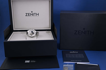 Zenith Chronomaster Open Steel - Silver Dial - Full Set 2025