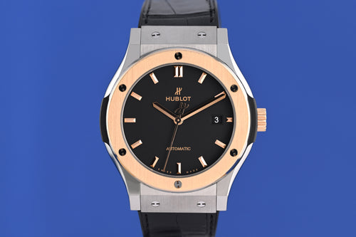 Hublot Classic Fusion 42mm - Titanium King Gold - Full Set