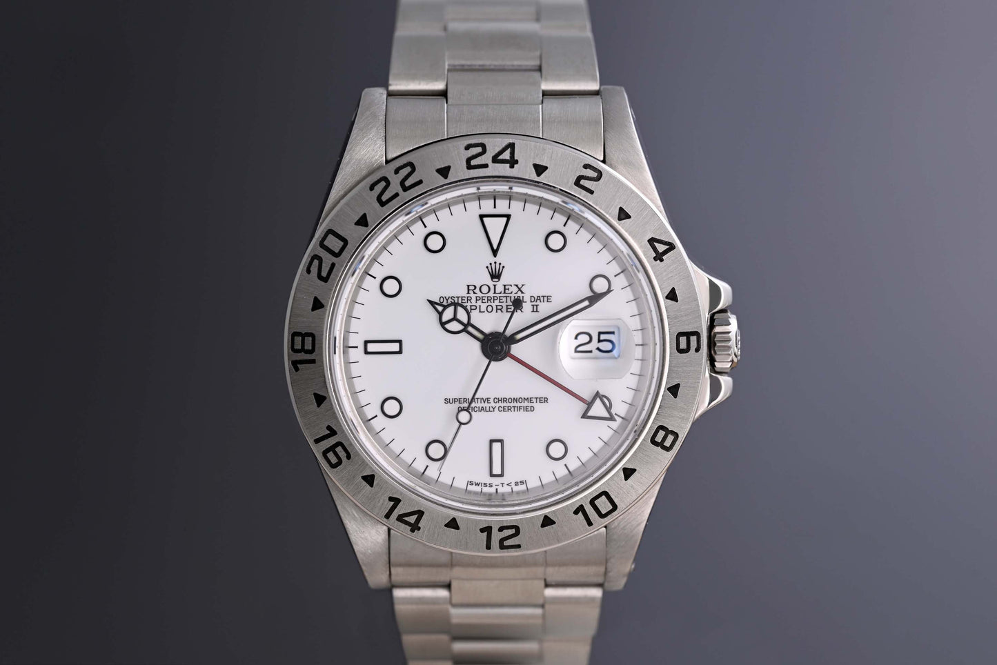 Rolex Explorer II 16570 - Full Set - Polar Dial