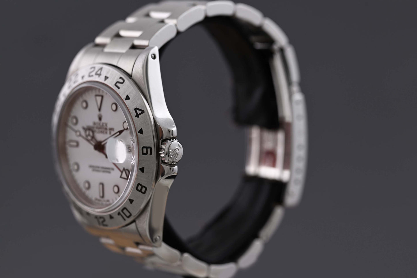 Rolex Explorer II 16570 - Full Set - Polar Dial