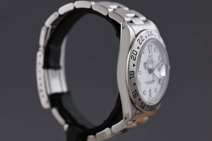 Rolex Explorer II 16570 - Full Set - Polar Dial