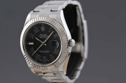 Rolex Datejust II - 116334 - Dark Grey - Full Set - LC 100
