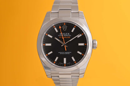 Rolex Milgauss 116400 - Black Dial - Full Set