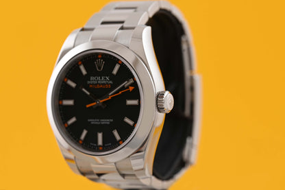 Rolex Milgauss 116400 - Black Dial - Full Set