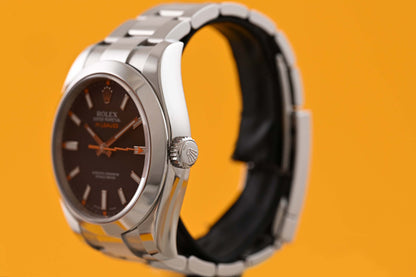 Rolex Milgauss 116400 - Black Dial - Full Set