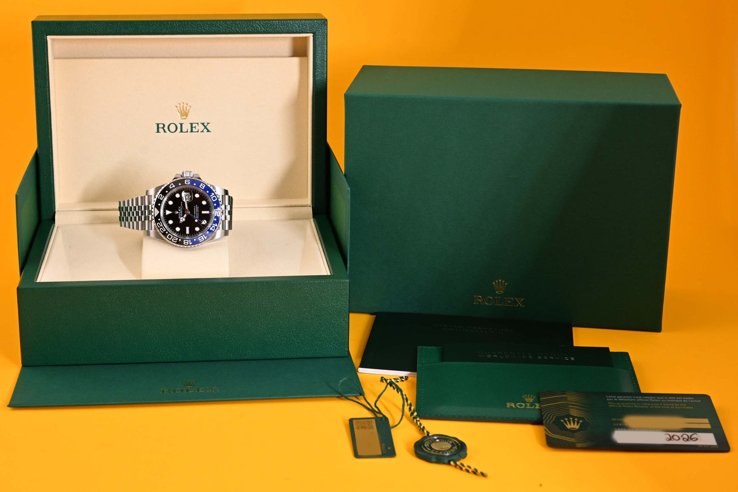 Rolex GMT Master II Batgirl 126710BLNR - Full Set - NEW 2026