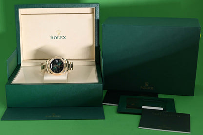 Rolex Day Date 40 Gelbgold 228238 - Full Set - Green Ombré Dial - Like NEW