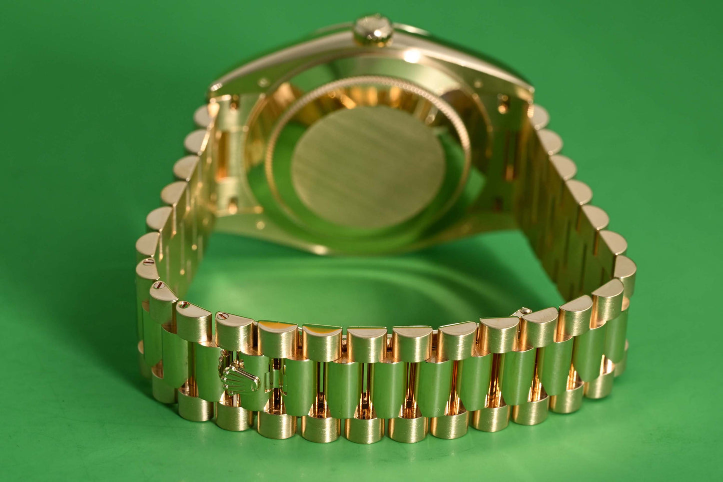 Rolex Day Date 40 Gelbgold 228238 - Full Set - Green Ombré Dial - Like NEW