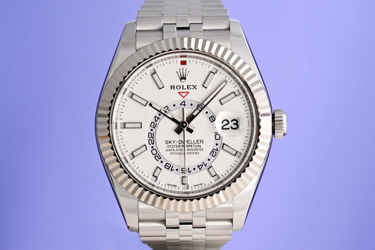 Rolex Sky-Dweller 326934 - Full Set - White Dial