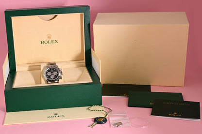 Rolex Daytona White Gold 126509 - Black Dial - Full Set