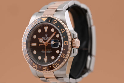 Rolex GMT Master II Rootbeer Stahl/Roségold - 126711CHNR - Full Set - LC100