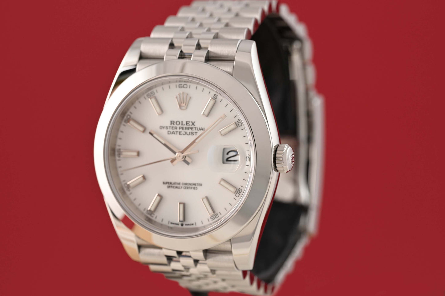 Rolex Datejust 41 - 126300 - White Dial - Full Set