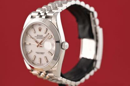 Rolex Datejust 41 - 126300 - White Dial - Full Set