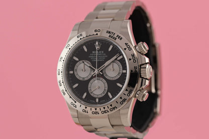Rolex Daytona White Gold 126509 - Black Dial - Full Set