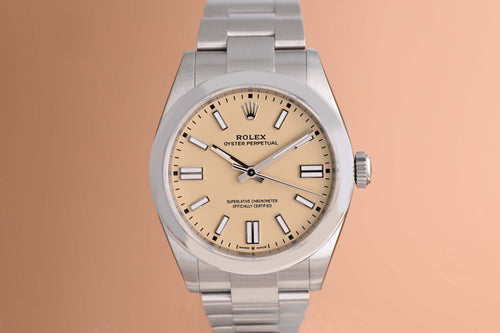 Rolex Oyster Perpetual 41mm 134300 - Beige - Full Set - 2026 Like NEW
