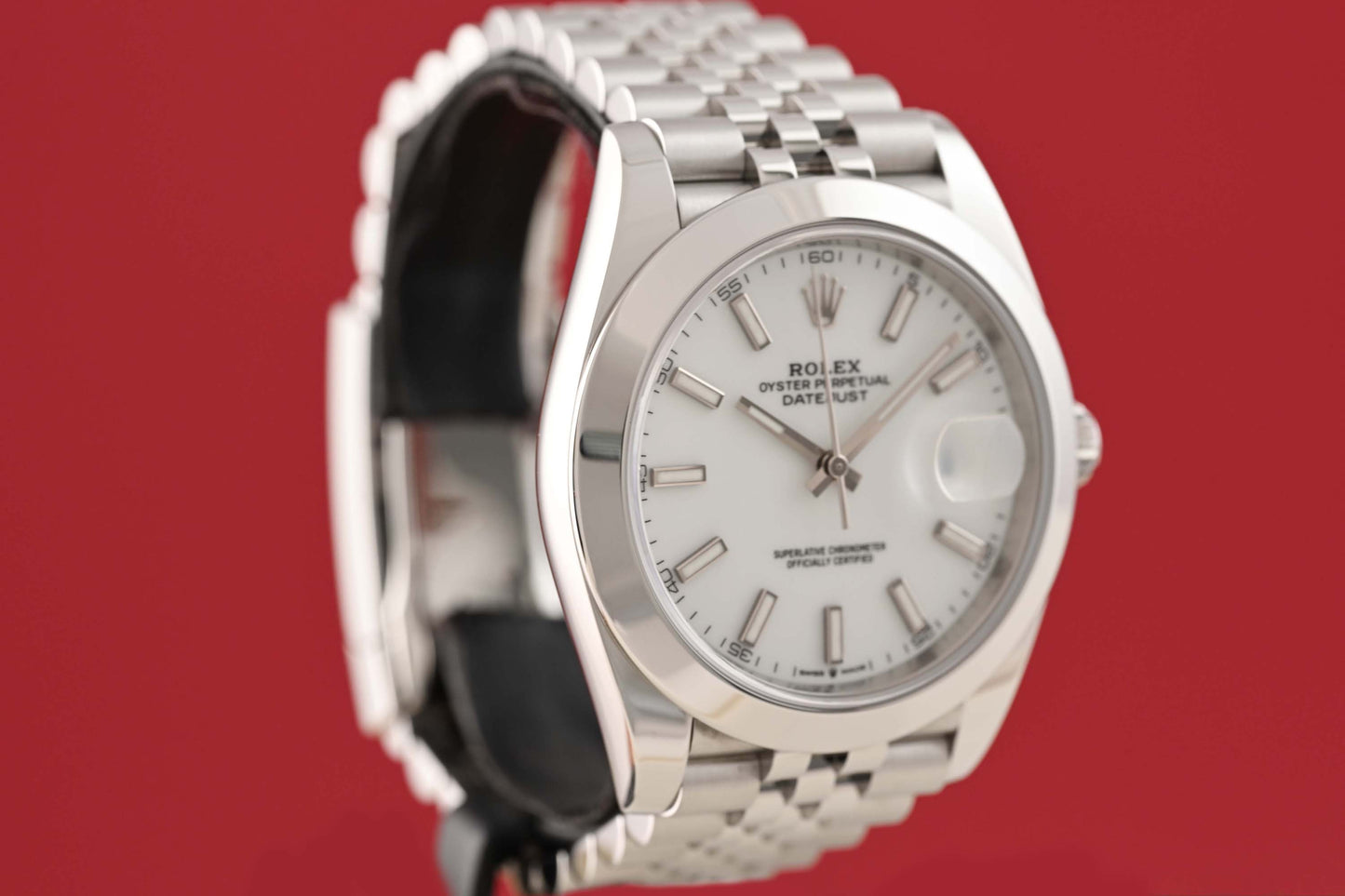 Rolex Datejust 41 - 126300 - White Dial - Full Set