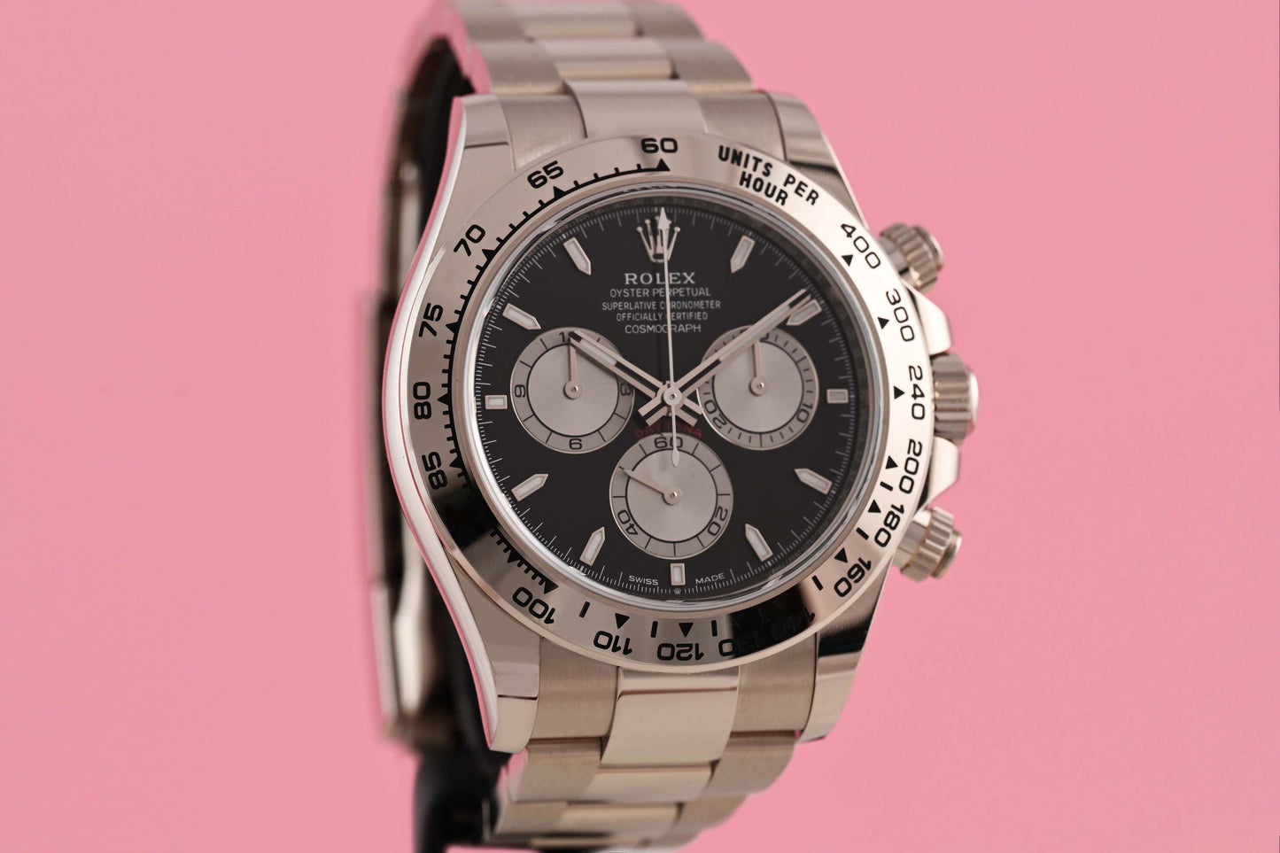 Rolex Daytona White Gold 126509 - Black Dial - Full Set