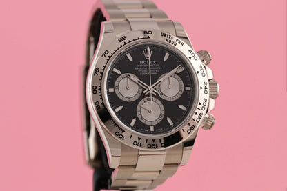 Rolex Daytona White Gold 126509 - Black Dial - Full Set
