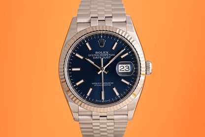 Rolex Oyster Perpetual Datejust 126234 - Blue Dial - Full Set