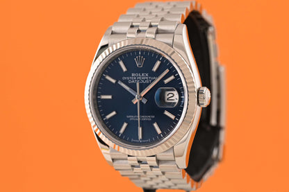 Rolex Oyster Perpetual Datejust 126234 - Blue Dial - Full Set