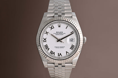 Rolex Datejust 41 - 126334 - White Dial - Full Set - NEW 2024
